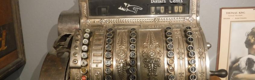 Antique cash registers. History review