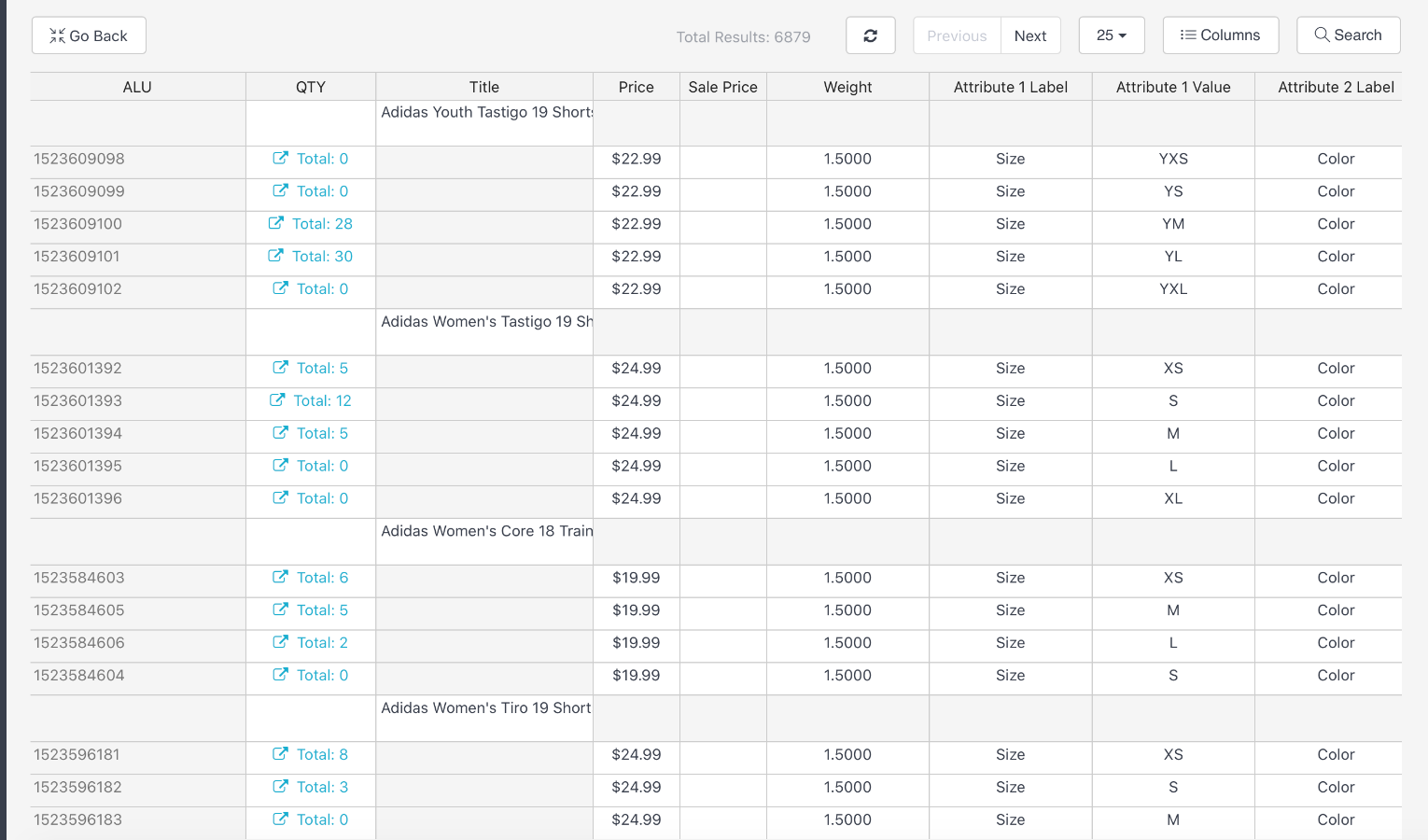 Sqquid product merchandising