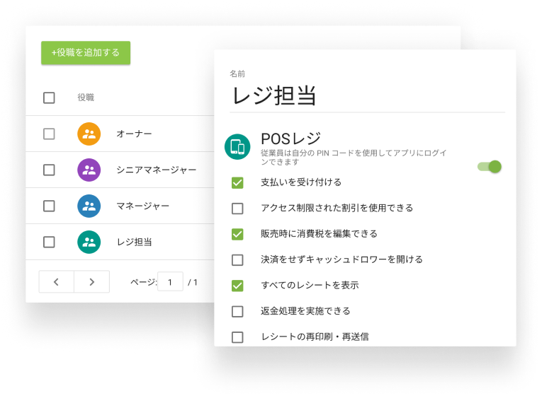 従業員のアクセスを制限 with Loyverse POS